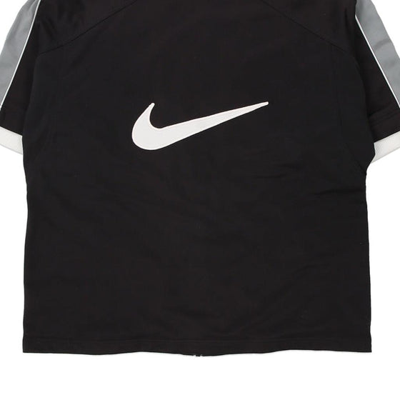 Vintage black Nike Track Jacket - mens medium
