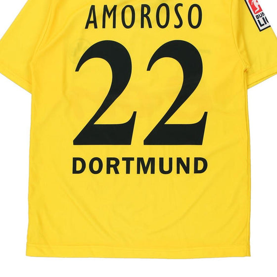 Vintage yellow Borussia Dortmund Replica Football Shirt - mens medium