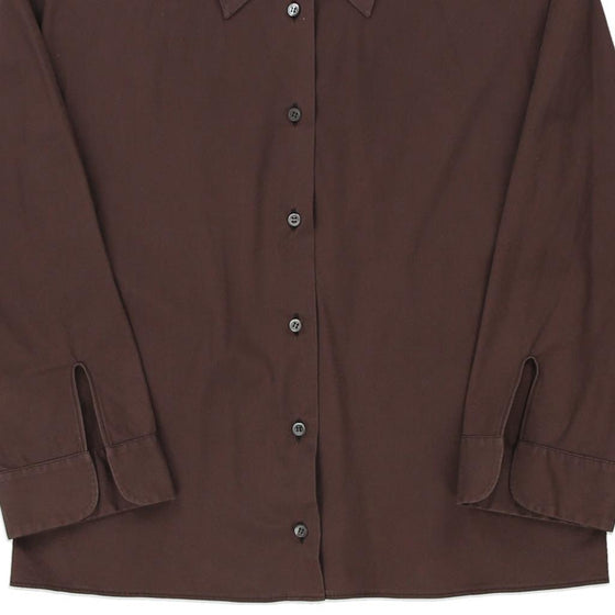 Vintage brown Prada Shirt - womens medium