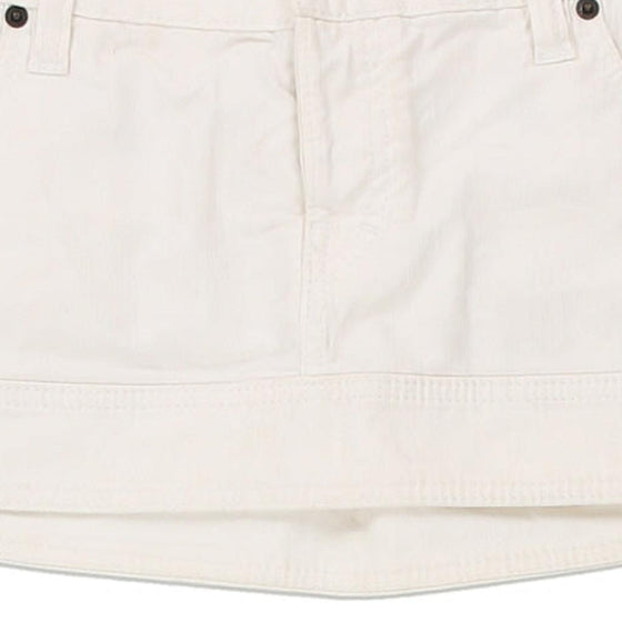 Vintage white Dsquared2 Micro Skirt - womens 32" waist