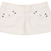 Vintage white Dsquared2 Micro Skirt - womens 32" waist