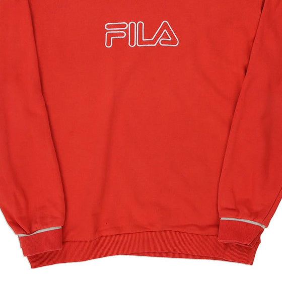 Vintage red Fila Sweatshirt - mens medium