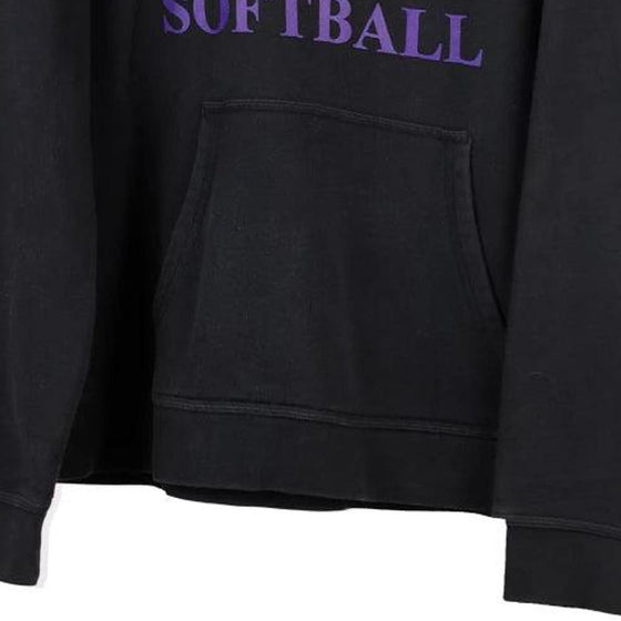Vintage black CC Softball Nike Hoodie - mens medium