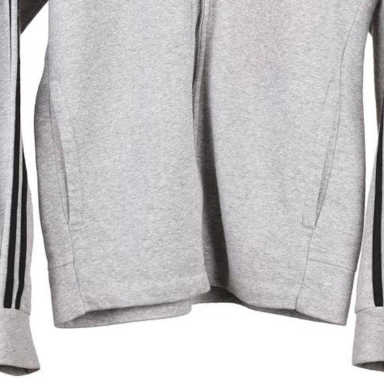 Vintage grey Adidas Hoodie - mens small