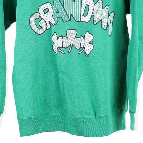 Vintage green Irish Grandma Hanes Sweatshirt - womens medium