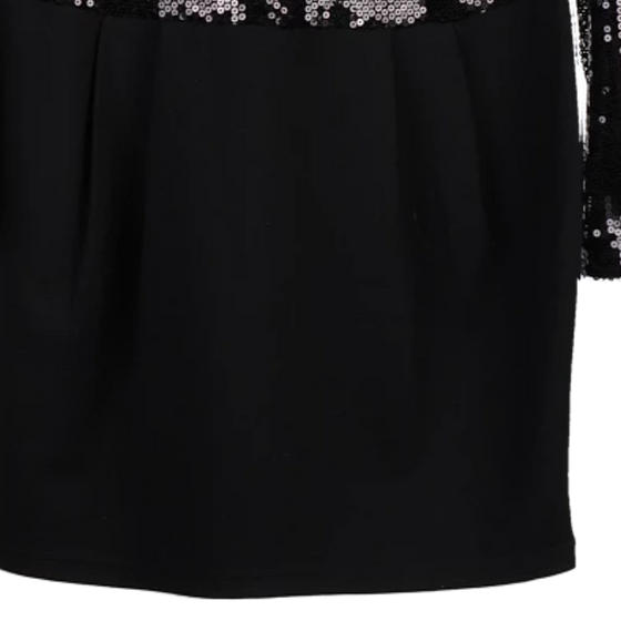Vintage black Club Of Jcl Sequin Dress - womens medium