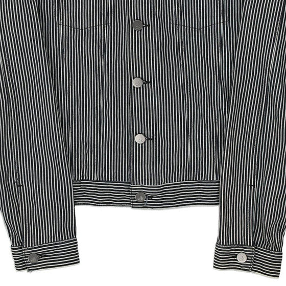 Vintage black & white Calvin Klein Jeans Denim Jacket - womens large