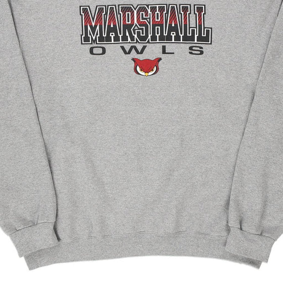 Vintage grey Marshall Owls Jerzees Sweatshirt - mens xx-large