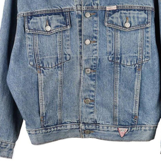 Vintage blue Guess Denim Jacket - mens medium