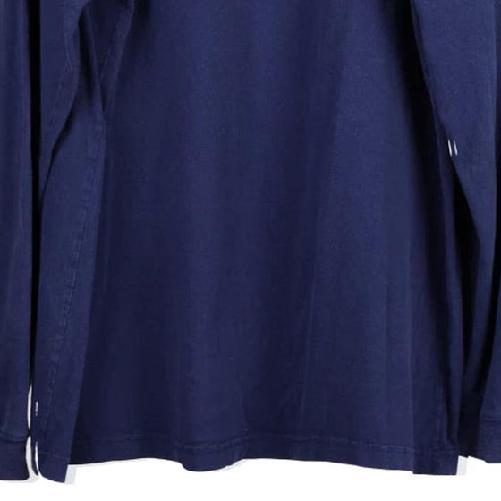 Vintage blue Adidas Long Sleeve T-Shirt - mens x-large