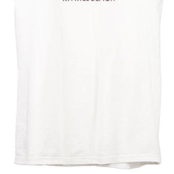 Vintage white Myrtle Beach Hard Rock Cafe T-Shirt - womens large