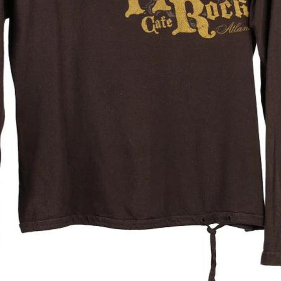 Vintage brown Hard Rock Cafe Long Sleeve T-Shirt - womens large