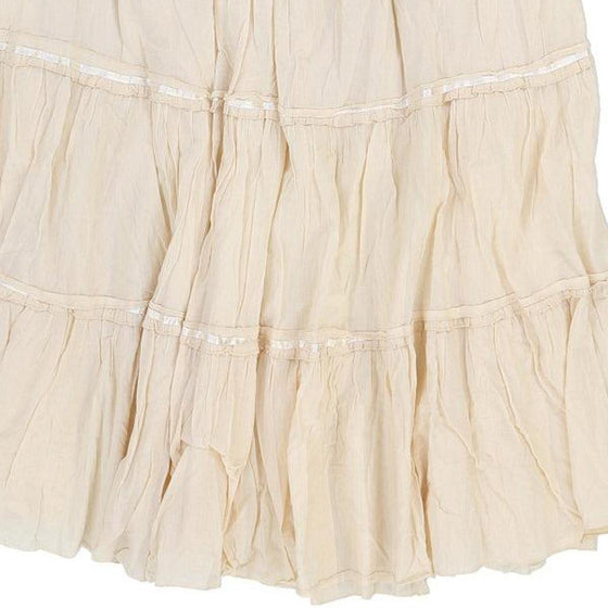 Vintagecream Unbranded Strapless Dress - womens x-large