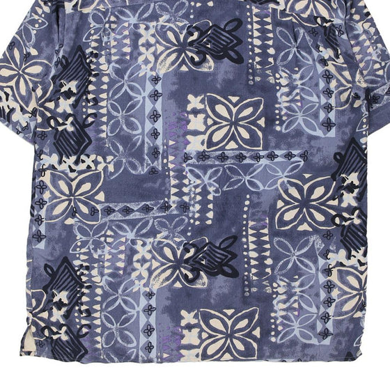 Vintage blue Brandini Hawaiian Shirt - mens xx-large