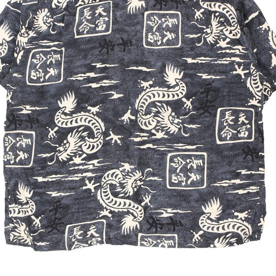 Vintage blue Pineapple Connection Hawaiian Shirt - mens x-large