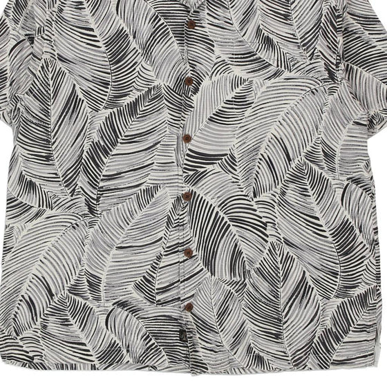 Vintage grey Tommy Bahama Hawaiian Shirt - mens large