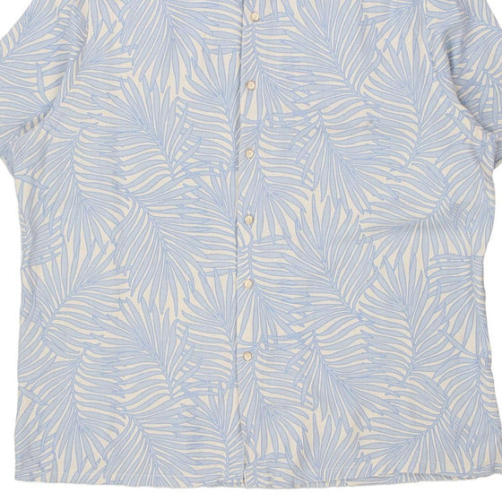 Vintage blue Tasso Elba Hawaiian Shirt - mens xx-large