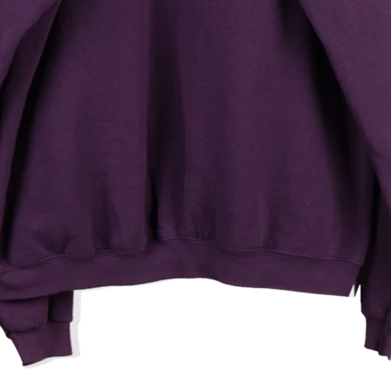 Vintage purple Lee Sweatshirt - mens x-large