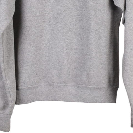 Colgate Gildan Sweatshirt - Small Grey Cotton Blend - Thrifted.com