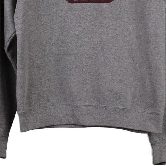 Colgate Gildan Sweatshirt - Small Grey Cotton Blend - Thrifted.com