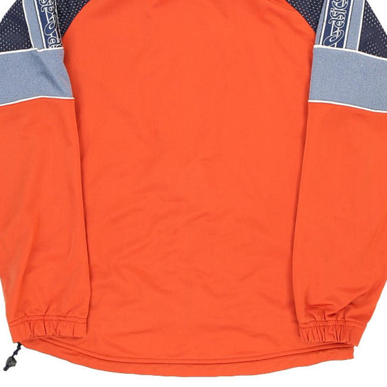 Asics Track Jacket - Large Orange Polyester - Thrifted.com