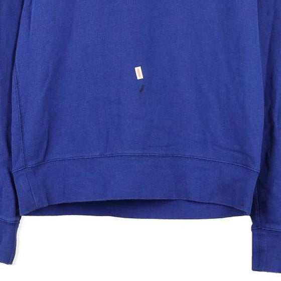 Vintage blue England Nike Long Sleeve T-Shirt - mens small