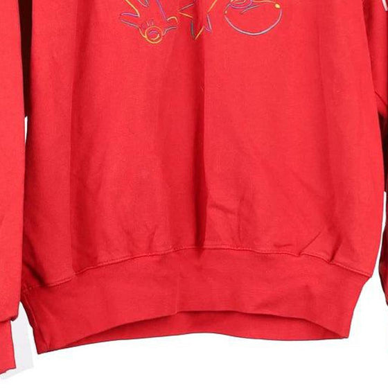 Vintage red Mickey Unlimited Sweatshirt - mens medium