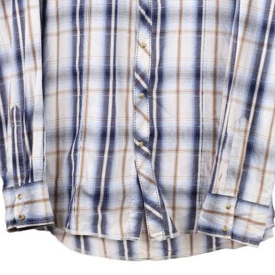 Vintage blue Wrangler Shirt - mens x-large