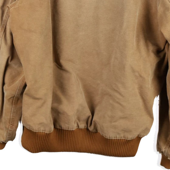 Vintage beige Heavily worn Carhartt Jacket - mens x-large