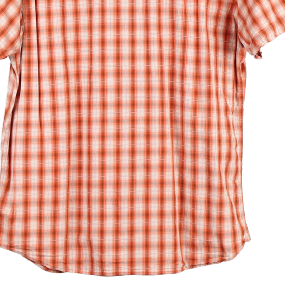 Vintage orange Columbia Short Sleeve Shirt - mens large