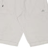 Vintage white Adidas Short Dungarees - womens 34" waist