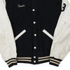 Vintage black Travis Rogue Wear Varsity Jacket - mens large
