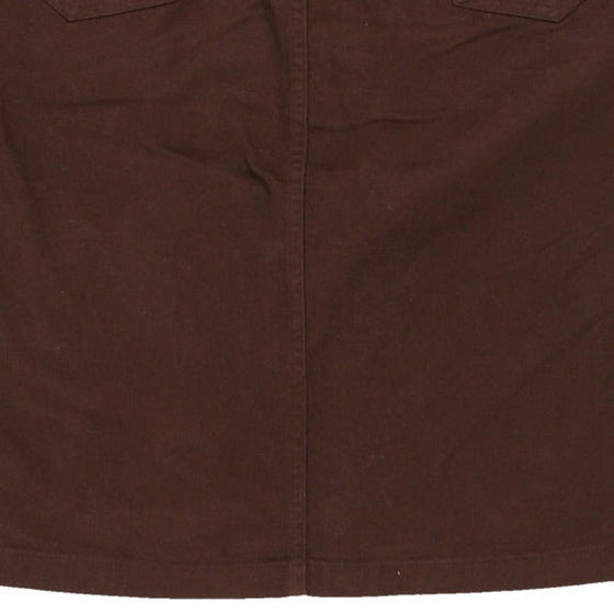 Vintage brown Belfe Denim Skirt - womens 28" waist