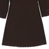 Miba Mini Dress - Medium Brown Polyester Blend - Thrifted.com