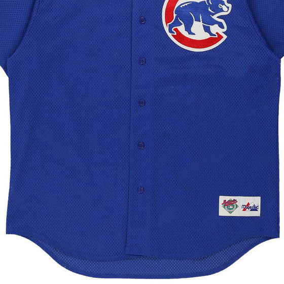 Vintage blue Chicago Cubs Majestic Jersey - mens x-large
