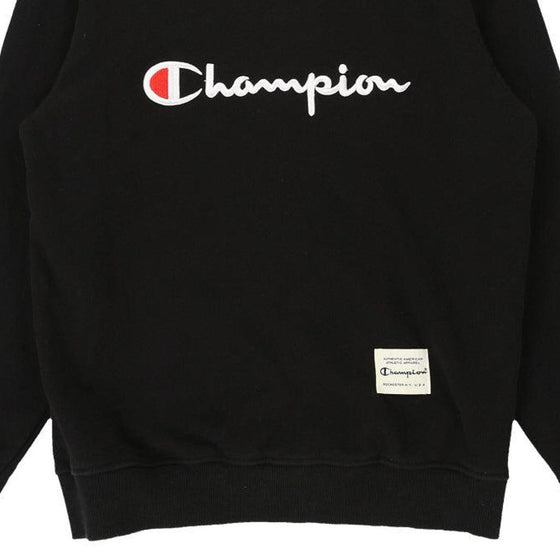 Vintage black 13-14 Years Champion Sweatshirt - girls medium
