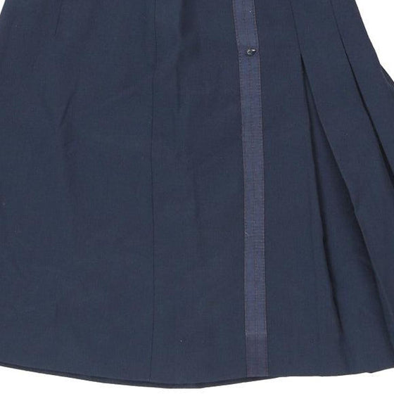 Vintage navy Green Village Skirt - womens 24" waist