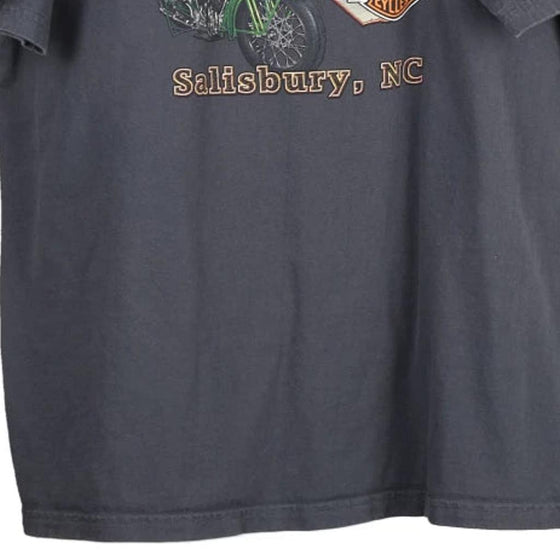 Vintage grey Salisbury, North Carolina Harley Davidson T-Shirt - mens x-large