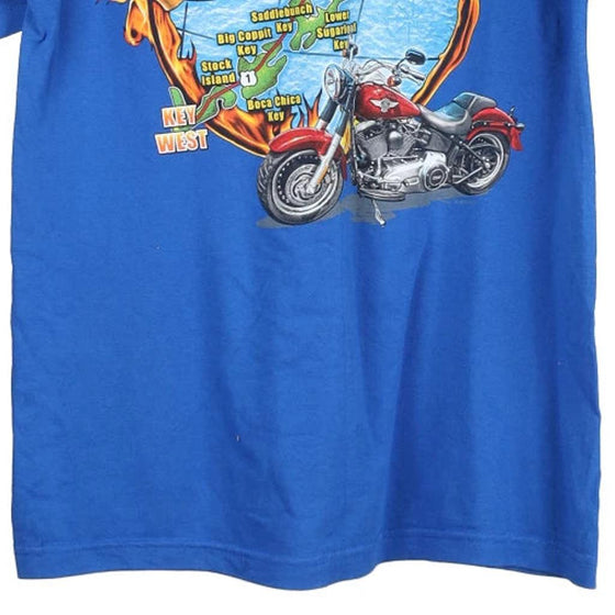 Vintage blue Conch Republic, Florida Harley Davidson T-Shirt - mens medium