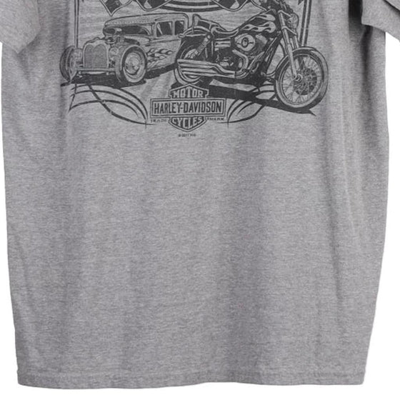 Vintage grey Steubenville Wintersville, Ohio Harley Davidson T-Shirt - mens large