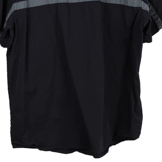 Vintage black Harley Davidson Short Sleeve Shirt - mens x-large