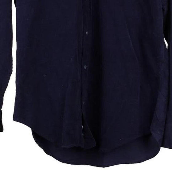 Vintage navy Bazzetto Cord Shirt - mens medium