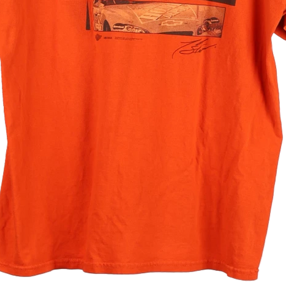 Vintage orange Tony Stewart 20 Winners Circle T-Shirt - mens x-large