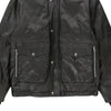Vintage black Cinelli Leather Jacket - mens x-large