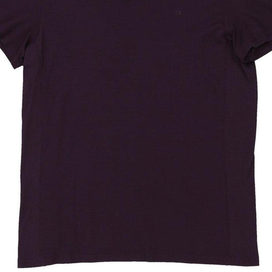 Vintage purple Calvin Klein T-Shirt - mens medium