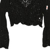 Vintage black Emporio Della Moda Cardigan - mens small