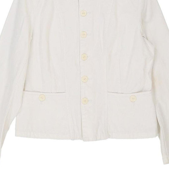 Vintage white Tommy Hilfiger Denim Jacket - womens medium