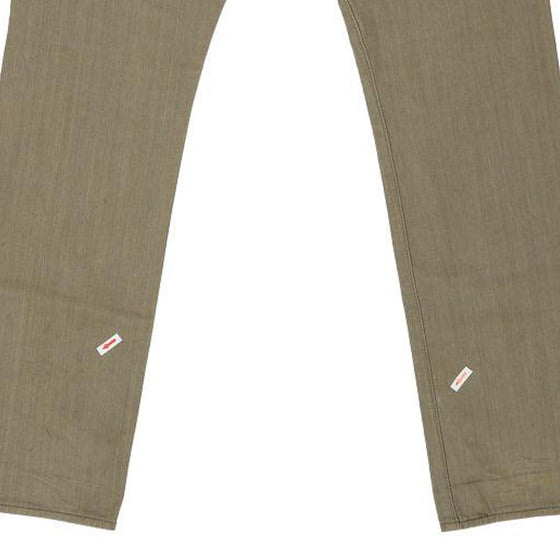 Vintage green 501 Levis Jeans - mens 35" waist