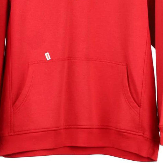 Wisconsin Badgers Nike College Hoodie - XL Red Cotton Blend