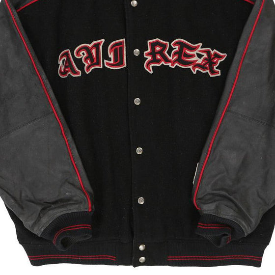Vintage black Avirex Varsity Jacket - mens xx-large